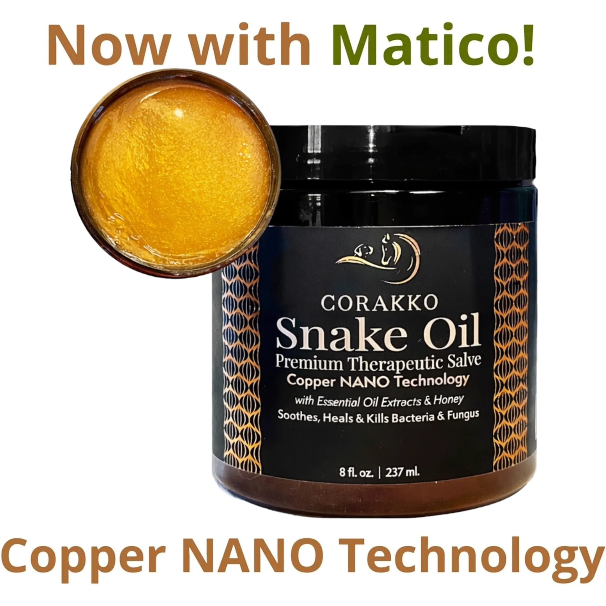 NEW *Matico Infused* Corakko Snake Oil 8oz