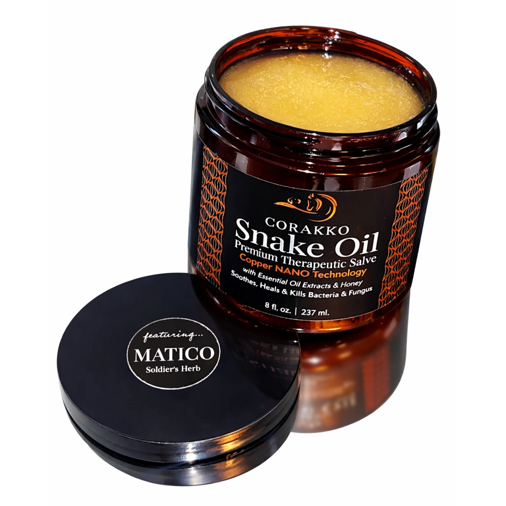 NEW *Matico Infused* Corakko Snake Oil 8oz - Image 2